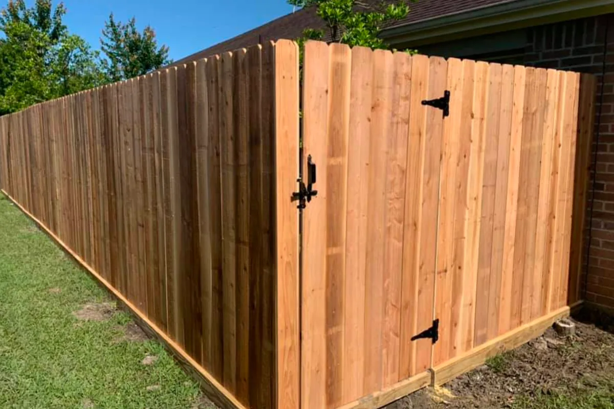 Custom Wood Gates by Standard Fence in San Leon, TX
