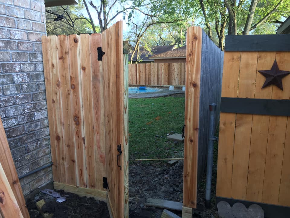 Custom Wood Gate