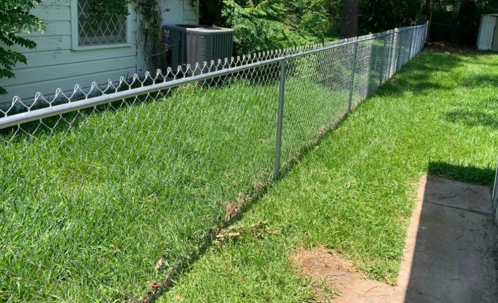 chain link fence standard fence
